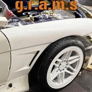 Soarer SC300 SC400 Front Vertex D1 Style Vented Fenders | +25mm Wide Body Kit for Performance - Soarer