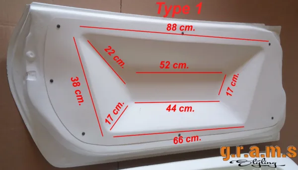 Racing Interior Door Cards to Clear Rollcage | Pair (L+R) - Racing Interior