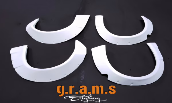 BMW E46 Compact Version 1 Wide Fender Flares Front and Rear | Aggressive Stance for Larger Wheels - Front Wings