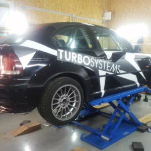 BMW E46 Compact Version 1 Wide Fender Flares Front and Rear | Aggressive Stance for Larger Wheels - Front Wings