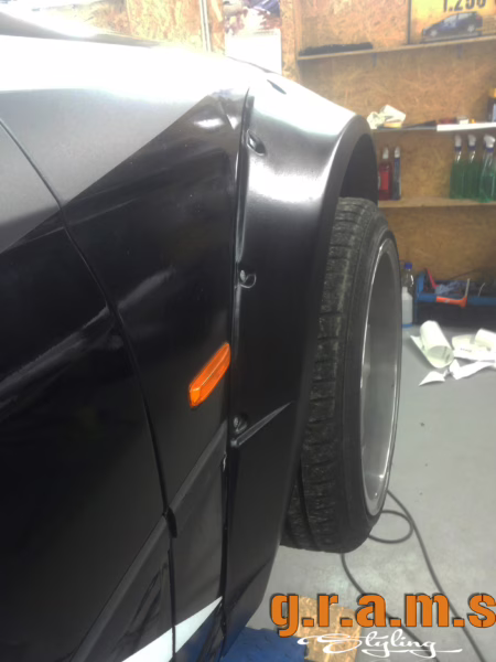 BMW E46 Compact Version 1 Wide Fender Flares Front and Rear | Aggressive Stance for Larger Wheels - Front Wings