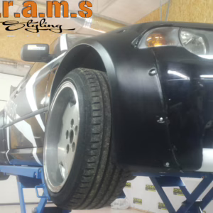 BMW E46 Compact Version 1 Wide Fender Flares Front and Rear | Aggressive Stance for Larger Wheels - Front Wings