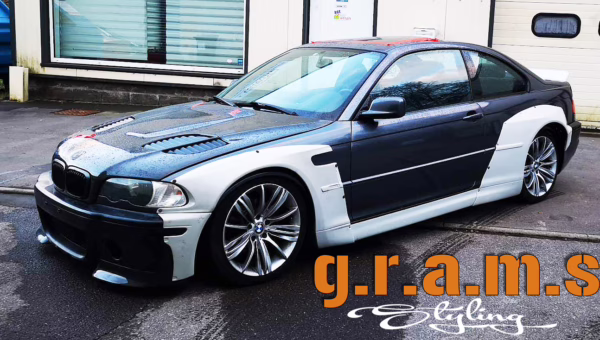 BMW E46 Coupe Version 2 Wide Bodykit Side Skirts - E46