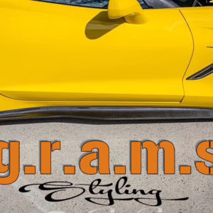 Chevrolet Corvette C7 Side Skirt Extensions | Fits OEM Side Trim - C7