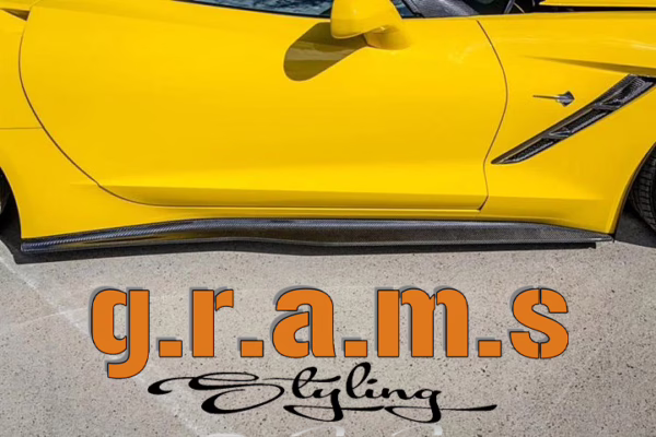 Chevrolet Corvette C7 Side Skirt Extensions | Fits OEM Side Trim - C7