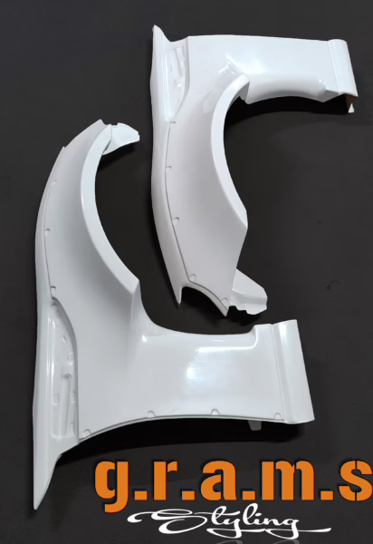 Toyota GT86 / Subaru BRZ Front Wide Fenders / Wings for Wisefab Fit +100mm | Full Wings or Fender Flares/ Ultra-Lightweight - BRZ