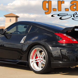 Nissan 370z Z34 Side Skirt Extensions Origin Lab style - 370z