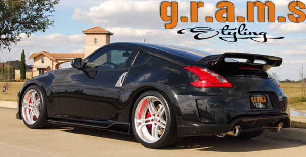 Nissan 370z Z34 Side Skirt Extensions Origin Lab style - 370z