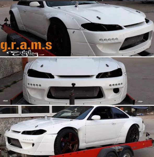 Nissan Silvia S14 to S15 Conversion Front Bumper | Silvia / 200SX  | Version 1 - Silvia