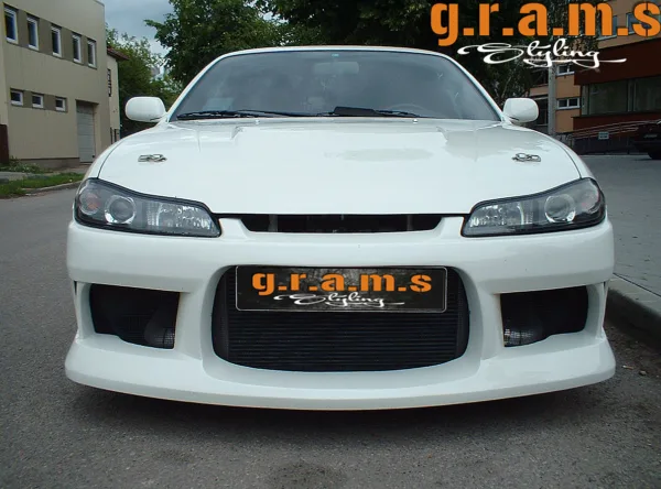 S15 Silvia Msports Big Mouth Bumper | Carbon/Fibreglass