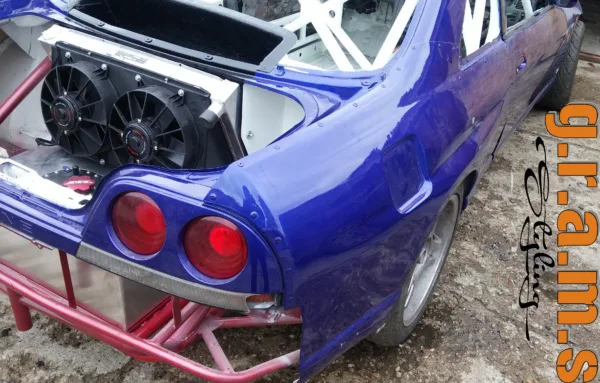 Nissan Skyline R33 GT-R Style Rear Fenders / Full Quarters for 1995-1998 Models - R33