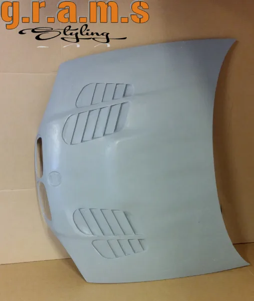 BMW E46 coupe M3 style Lightweight Vented Bonnet  / hood - E46