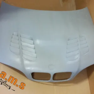 BMW E46 coupe M3 style Lightweight Vented Bonnet  / hood - E46