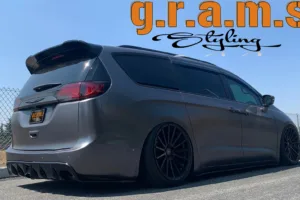 Chrysler Pacifica rear bumper lip clinched style OEM fit