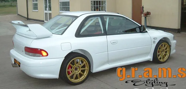 GC8 Impreza Coupe WRC-Style Rear Bumper - Impreza