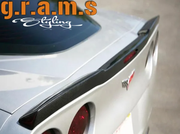Chevrolet Corvette C6 ZR1 Carbon Fiber Rear Spoiler Grams styling