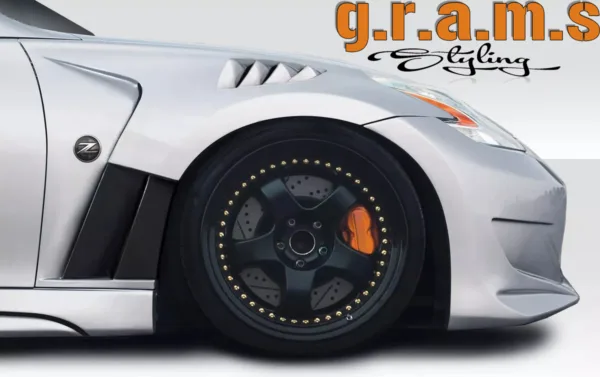 Nissan 370Z Z34 RS1 Style Front Vented Fenders - 370z