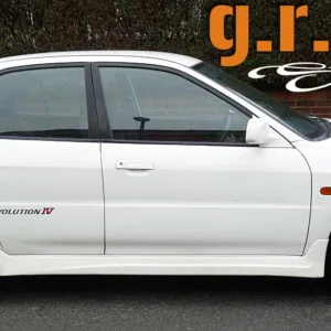 Mitsubishi Lancer Evolution IV Evo 4 CN9A carbon fiber OEM style side skirts rocker panels pair