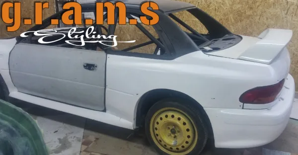 WRC Style Side Skirts for Subaru Impreza Coupe GC8 - Impreza