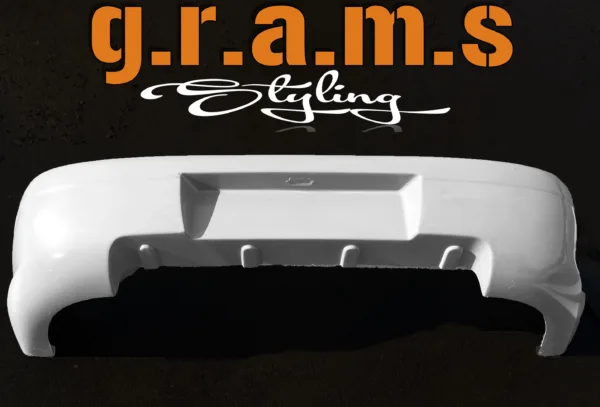 WRC style rear bumper for Subaru Impreza GC8 coupe - grams styling