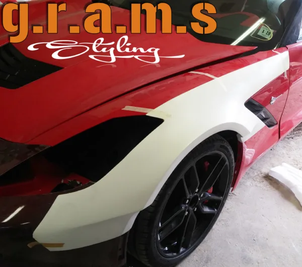 Chevrolet Corvette C7 Wide Body Front Fender Flares Chevrolet Corvette C7 Wide Body Front Fender Flares - C7