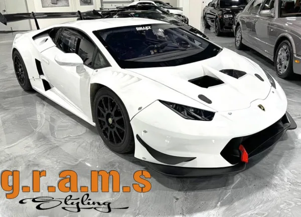 Lamborghini Huracan Super Trofeo-Style Front Bumper | Carbon/Fibreglass - Huracan