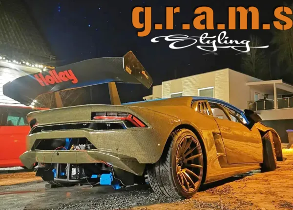 Lamborghini Huracan Super Trofeo-Style Rear Bumper | Carbon/ Fibreglass - Huracan