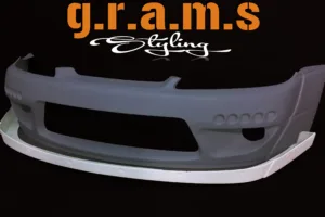 Nissan Silvia S14 to S15 conversion front bumper lip carbon fiber
